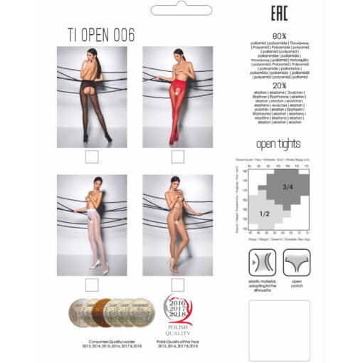 PASSION - TIOPEN 006 COLLANT BIANCO 1/2 30 DEN - immagine 3