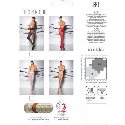 PASSION - TIOPEN 008 COLLANT BIANCO 3/4 30 DEN - immagine 3