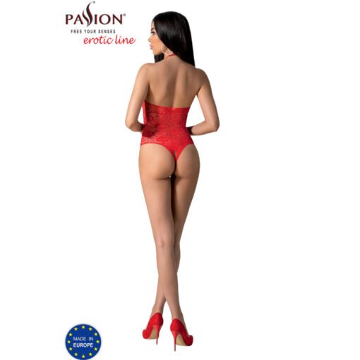 PASSION - BS094 BODYSTOCK ROSSO TAGLIA UNICA - immagine 4