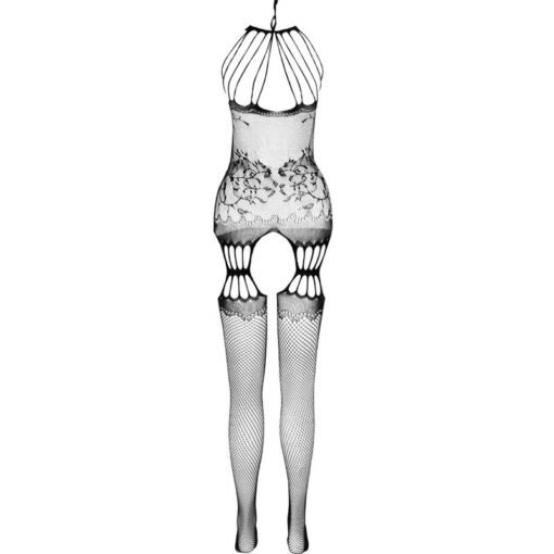 PASSION - BS095 BODYSTOCKING NERO TAGLIA UNICA - immagine 6