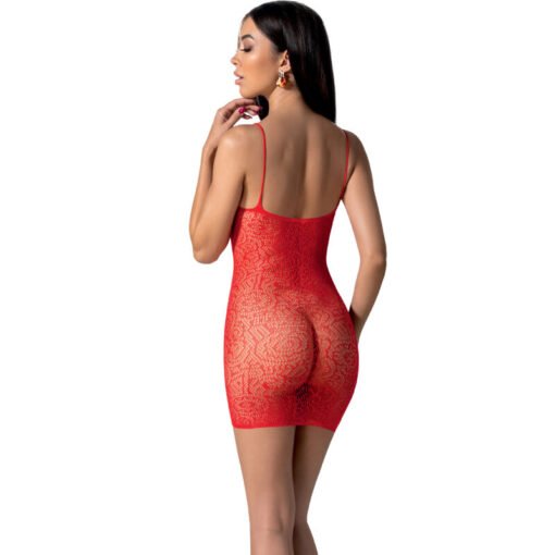 PASSION - BS096 BODYSTOCK ROSSO TAGLIA UNICA - immagine 2