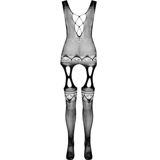 PASSION - BS099 BODYSTOCKING NERO TAGLIA UNICA - immagine 5