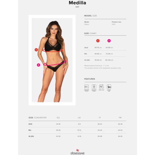 OBSESSIVE - MEDILLA SET DUE PEZZI XL/XXL - immagine 7