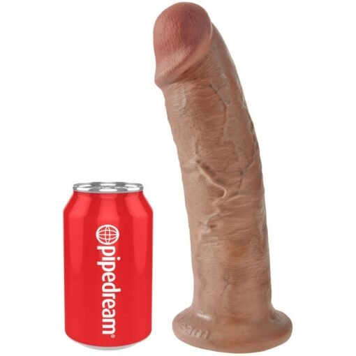 KING COCK - PENE REALISTICO 24 CM CARAMEL - immagine 5