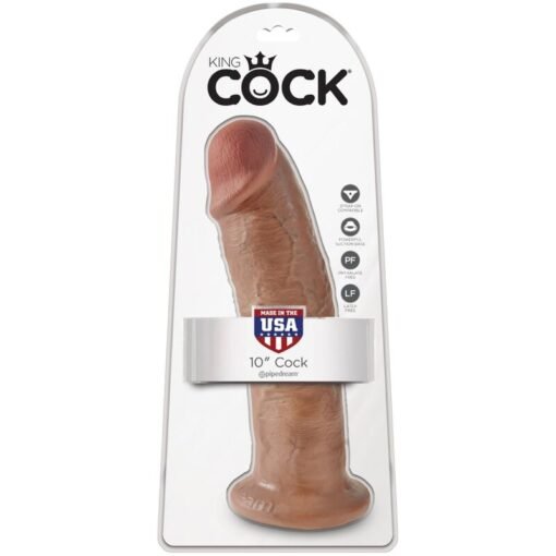 KING COCK - PENE REALISTICO 24 CM CARAMEL - immagine 6