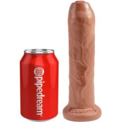 Alternative view of KING COCK - PENE REALISTICO NON TAGLIATO 17.8 CM CARAMELLO