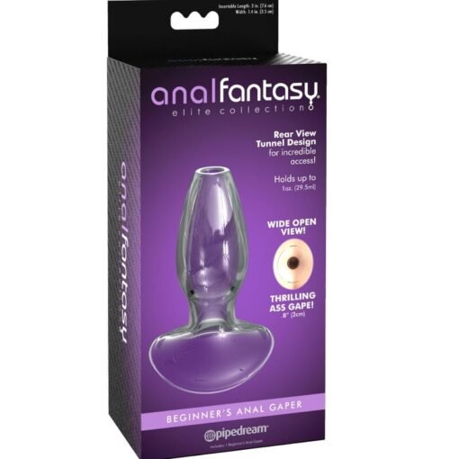 ANAL FANTASY ELITE COLLECTION - DILATATORE ANALE GAPER PER PRINCIPIANTI CRISTALLO TAGLIA S - immagine 4