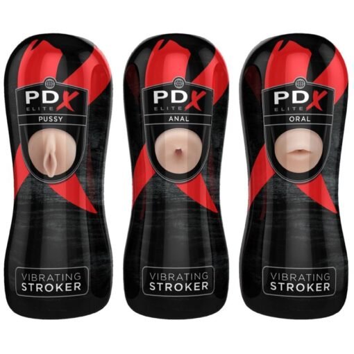 PDX ELITE - SET STROKER 12 UNIT: 6X VAGINA, 3X ANO, 3X BOCCA - immagine 2