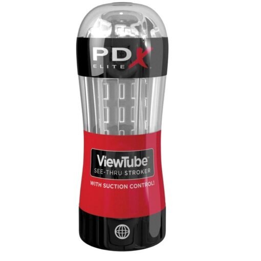 PDX ELITE - MASTURBATORE STROKER VIEWTUBE CONTROLLO ONDE STIMOLANTI TRASPARENTI - immagine 2