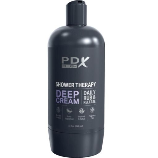PDX PLUS - MASTURBATORE STROKER DESIGN DISCRETO IN BOTTIGLIA DI SHAMPOO CON CREMA PROFONDA - immagine 4