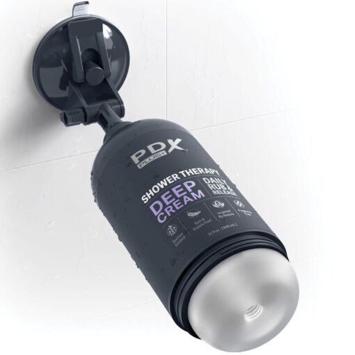 PDX PLUS - MASTURBATORE STROKER DESIGN DISCRETO IN BOTTIGLIA DI SHAMPOO CON CREMA PROFONDA - immagine 2