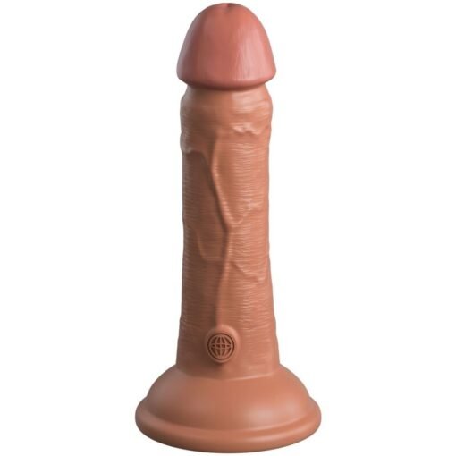 KING COCK - ELITE DILDO REALISTICO IN SILICONE 15.2 CM CARAMEL - immagine 3