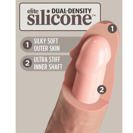 KING COCK - ELITE IMBRAGATURA REGOLABILE CON DILDO 15.2 CM PER PRINCIPIANTI - immagine 10
