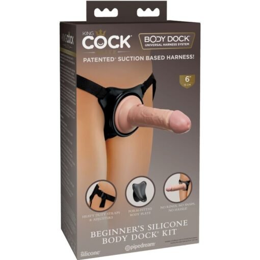 KING COCK - ELITE IMBRAGATURA REGOLABILE CON DILDO 15.2 CM PER PRINCIPIANTI - immagine 11