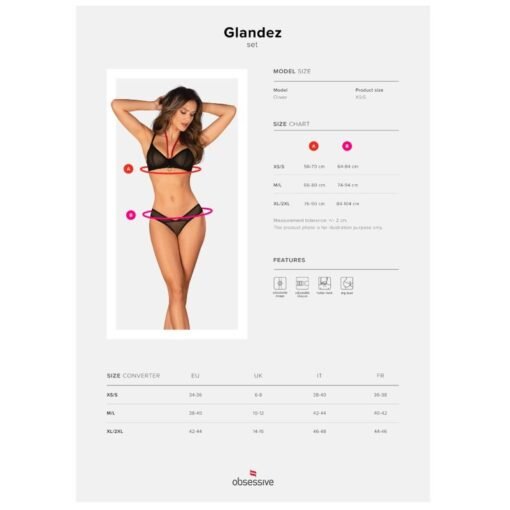 OBSESSIVE - GLANDEZ SET DUE PEZZI XL/XXL - immagine 5