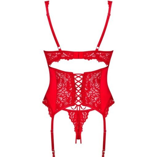 OBSESSIVE - CORSETTO E PERIZOMA AMOR CHERRIS L/XL - immagine 6