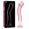 NEBULA SERIES BY IBIZA - MODELLO 18 DILDO IN VETRO BOROSILICATO ROSA 18.5 CM -O- 3.5 CM