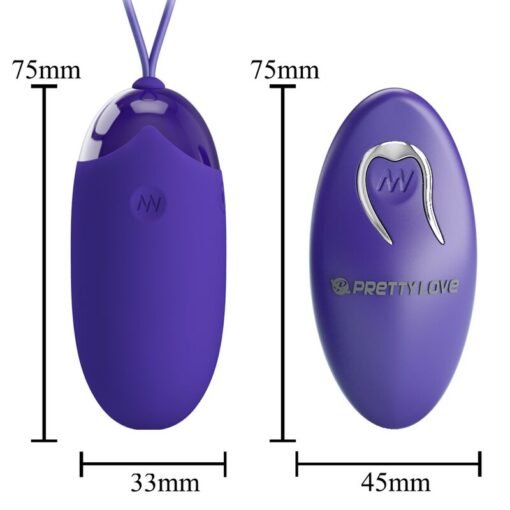 PRETTY LOVE - BERGER YOUTH UOVO VIBRANTE TELECOMANDATO VIOLA - immagine 6