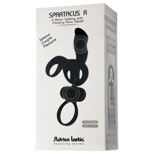 ADRIEN LASTIC  SPARTACUS-RING & PENIS-HÜLLE MIT VIBRATOR - immagine 6