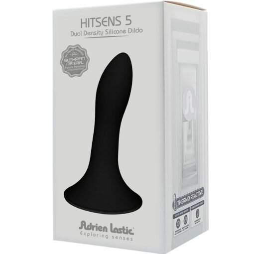 ADRIEN LASTIC - HITSENS 5 SILIKONDILDO SCHWARZ - immagine 4
