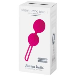 Alternative view of ADRIEN LASTIC - SFERE IN SILICONE GEISHA LASTIC MISURA S FUCSIA