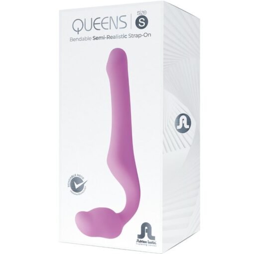 ADRIEN LASTIC - QUEENS STRAP-ON FLESSIBILE ROSA TAGLIA S - immagine 5