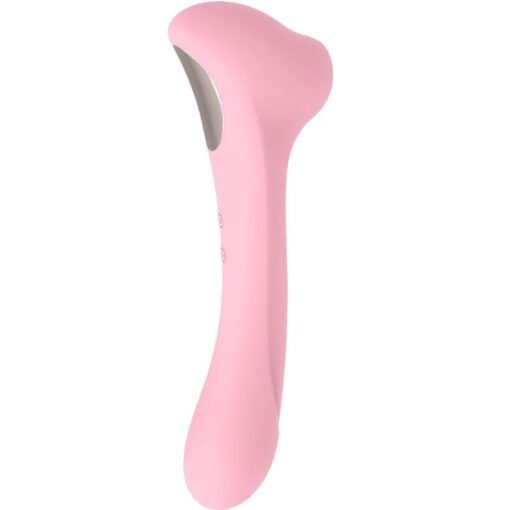 FEMINTIMATE - MASSAGGIATORE MARGHERITA ASPIRANTE E VIBRATORE ROSA - immagine 2