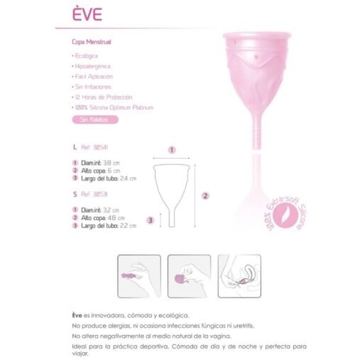 FEMINTIMATE - EVE COPPE MESTRUALI IN SILICONE - TAGLIA L - immagine 7