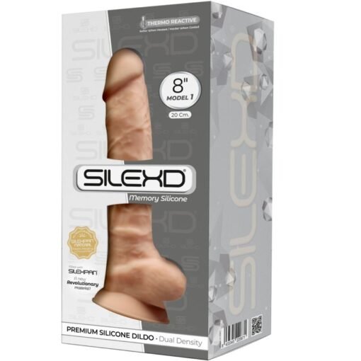 SILEXD - MODELLO 1 PENE REALISTICO PREMIUM SILEXPAN SILICONE 20 CM - immagine 2