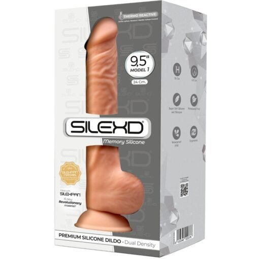 SILEXD - MODELLO 1 PENE REALISTICO PREMIUM SILEXPAN SILICONE 24 CM - immagine 3