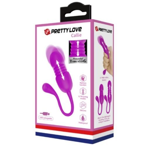 PRETTY LOVE - UOVO VIBRANTE RICARICABILE CALLIE VIOLA - immagine 7