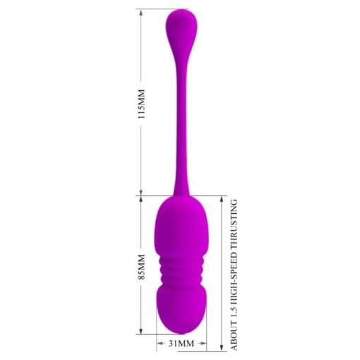 PRETTY LOVE - UOVO VIBRANTE RICARICABILE CALLIE VIOLA - immagine 5