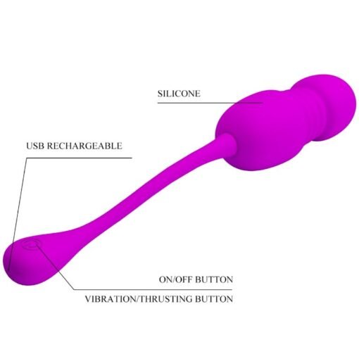 PRETTY LOVE - UOVO VIBRANTE RICARICABILE CALLIE VIOLA - immagine 6