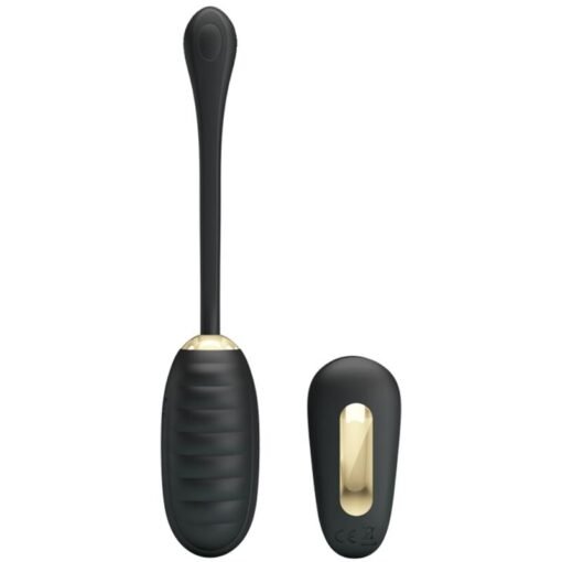 PRETTY LOVE - DOREEN LUXURY UOVO VIBRANTE RICARICABILE NERO TELECOMANDO - immagine 2