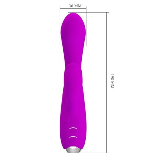 PRETTY LOVE - VIBRATORE RICARICABILE GLORIA RABBIT-VIOLA IMPERMEABILE - immagine 7