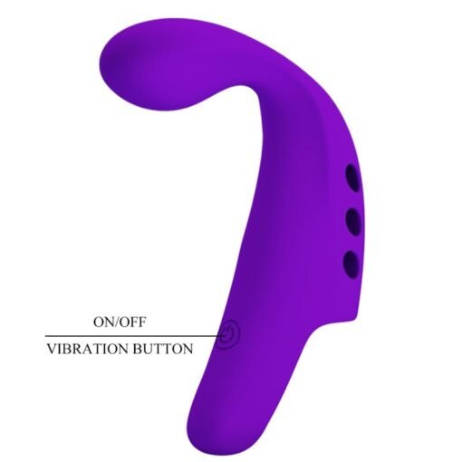 PRETTY LOVE - VIBRATORE DA DITA RICARICABILE GORGON VIOLA - immagine 8