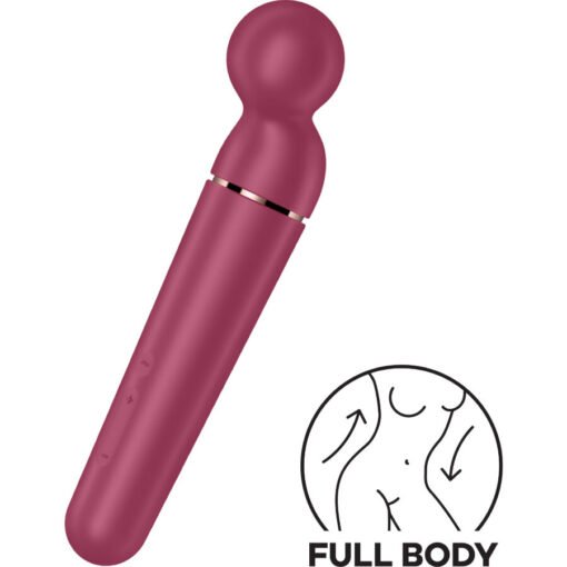 SATISFYER - MASSAGGIATORE VIBRATORE PLANET WAND-ER BERRY - immagine 5