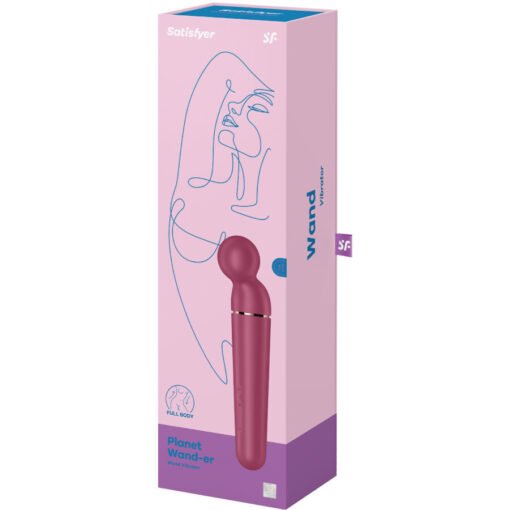 SATISFYER - MASSAGGIATORE VIBRATORE PLANET WAND-ER BERRY - immagine 6