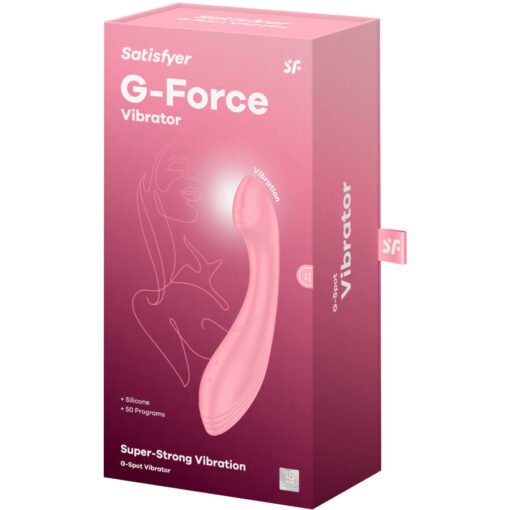 SATISFYER - G-FORCE STIMOLATORE VIBRATORE G-SPOT ROSA - immagine 6