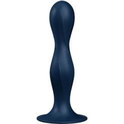 SATISFYER - DILDO IN SILICONE DOPPIA SFERA BLU