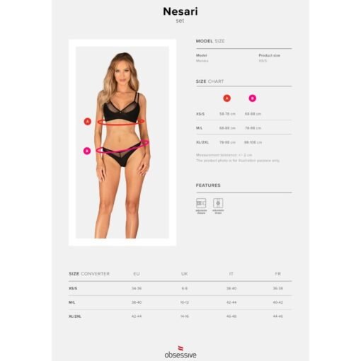 OBSESSIVE - NESARI SET DUE PEZZI M/L - immagine 7
