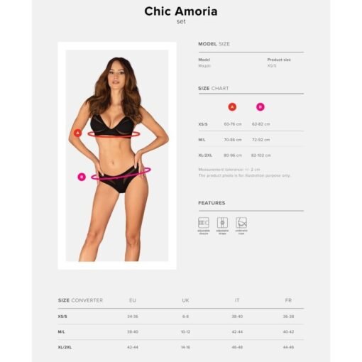 OBSESSIVE - CHIC AMORIA SET 2 PEZZI XS/S - immagine 7