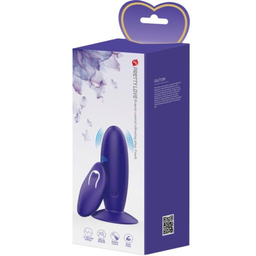 PRETTY LOVE - YOUTH PLUG VIBRATORE ANALE TELECOMANDO VIOLETTO - immagine 7