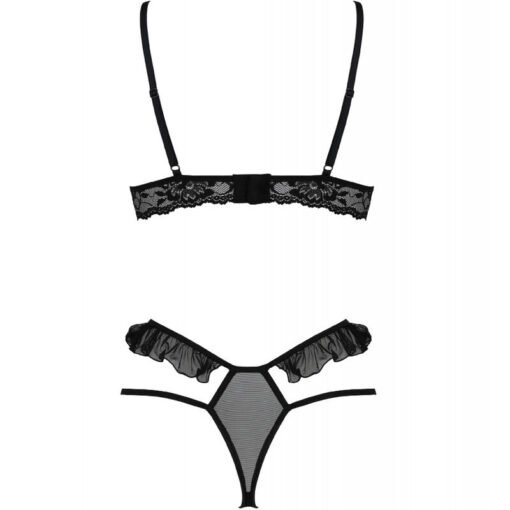 PASSION - SET DOLLY DUE PEZZI NERO S/M - immagine 4