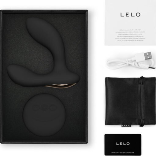 LELO - TELECOMANDO MASSAGGIATORE PROSTATICO HUGO 2 NERO - immagine 2