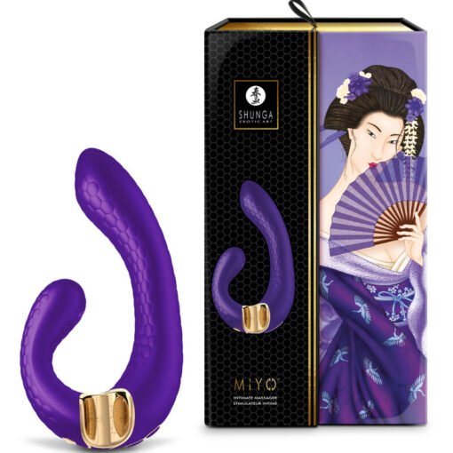 SHUNGA - MASSAGGIATORE INTIMO MIYO VIOLA - immagine 3