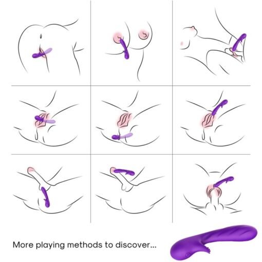 ARMONY - VIBRATORE ROMANCE CON STIMOLATORE VIOLA - immagine 2