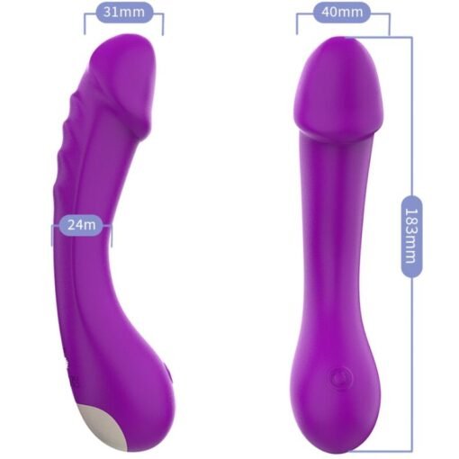 ARMONY - DILDO VIBRATORE G-SPOT IN SILICONE VIOLA - immagine 3