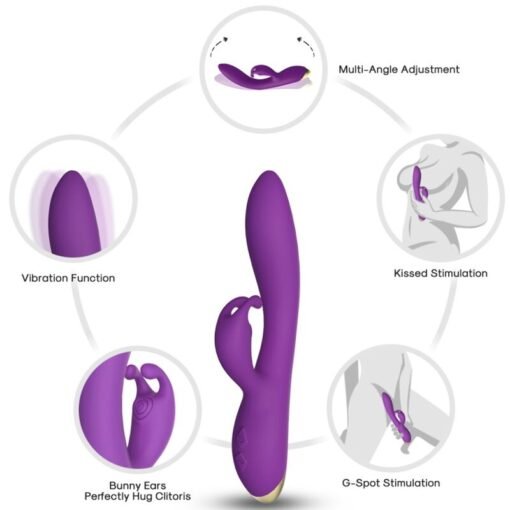 ARMONY - BONNIE VIBRATORE RABBIT VIOLA - immagine 2