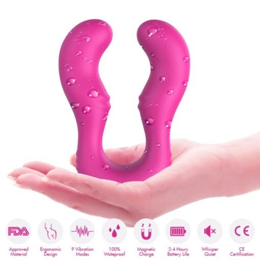 ARMONY - VIBRATORE SERAPH DOPPIO TELECOMANDO FUCSIA - immagine 4